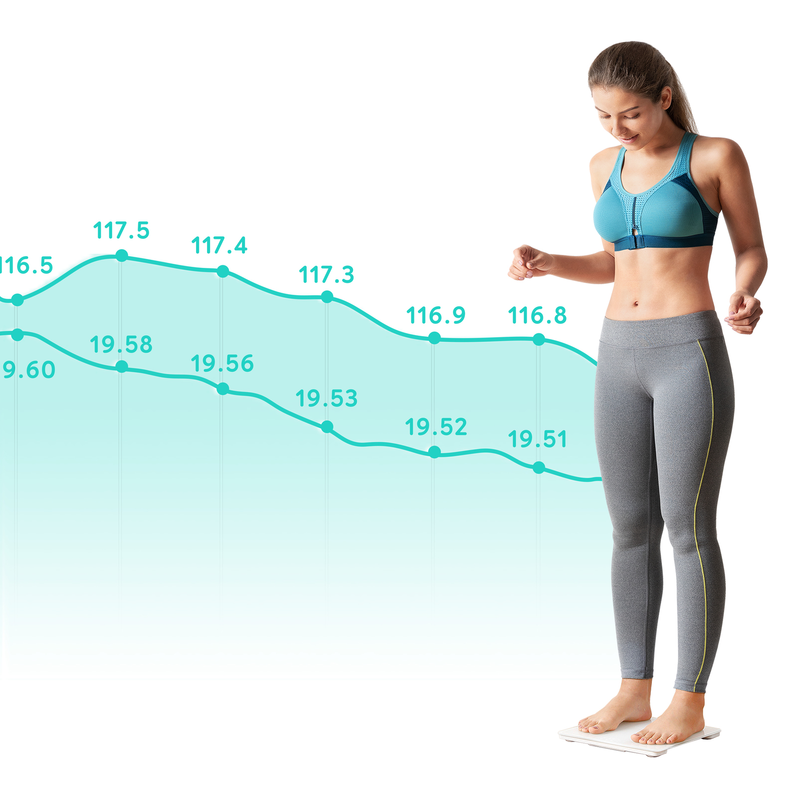 eufy: Smart Fitness Scale - White image