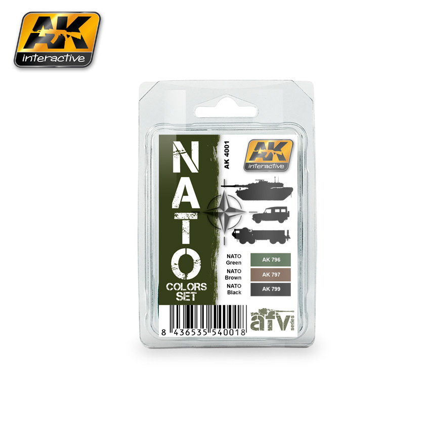 AK Nato Colours Paint Set