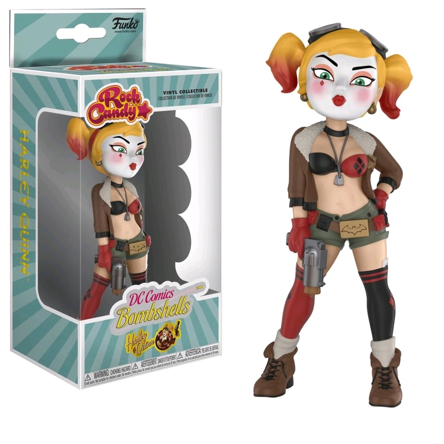 DC Bombshells - Harley Quinn Rock Candy Vinyl Figure image