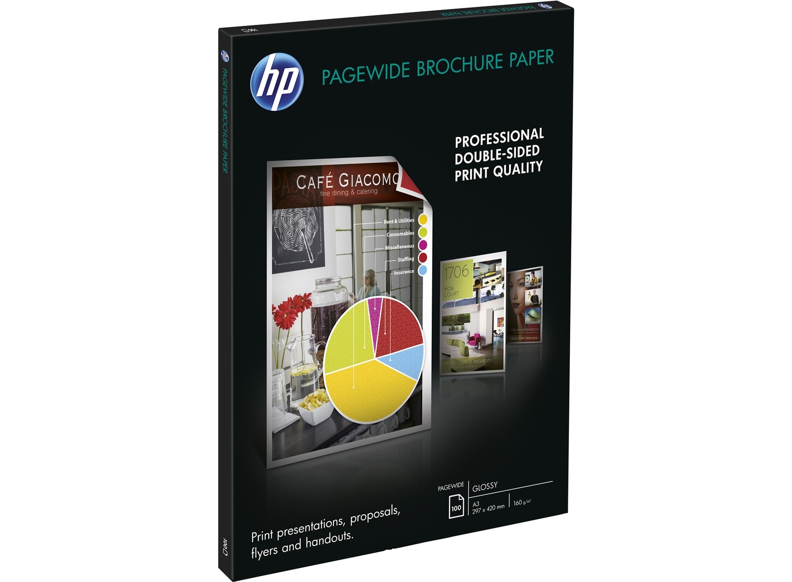 HP: A3 PageWide Inkjet Photo Paper - 160gsm (100 Sheets)