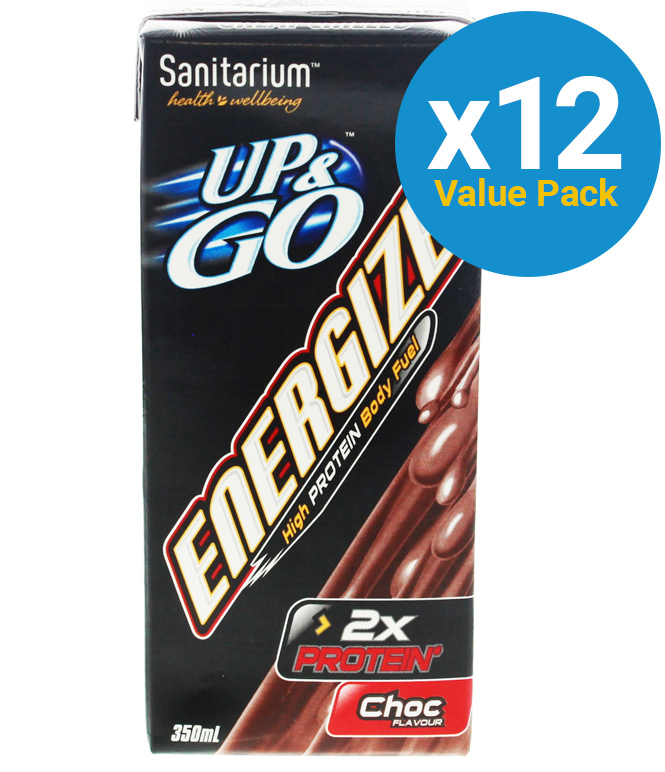 Up&Go Energize Choc 350ml (12 Pack) image