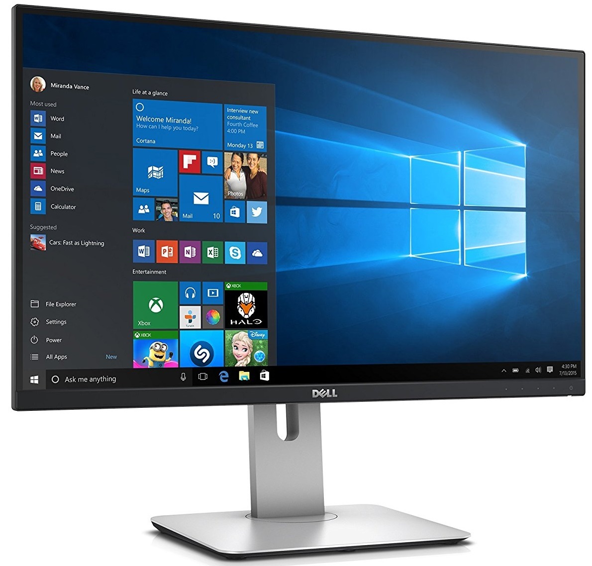 25" Dell UltraSharp U2518D QHD Monitor image