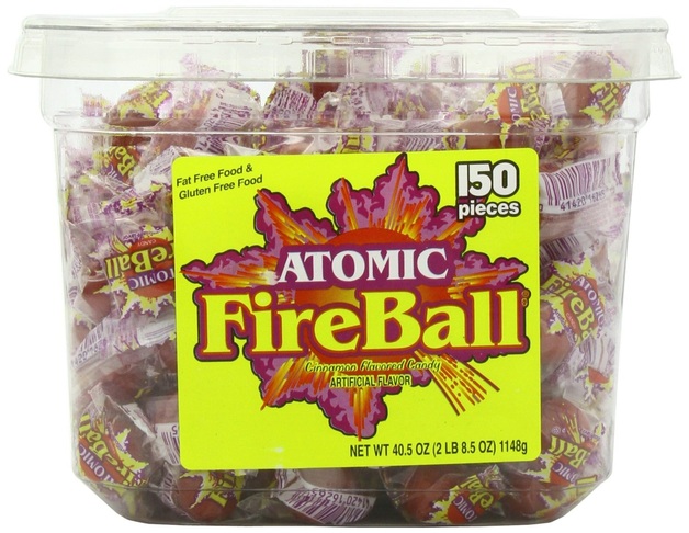 Atomic Fireball Cinnamon Candy Tub At Mighty Ape Nz