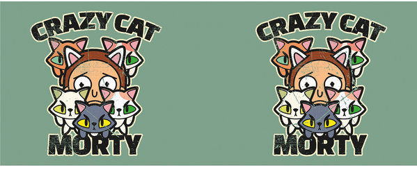 Rick and Morty: Crazy Cat Morty - Mug image