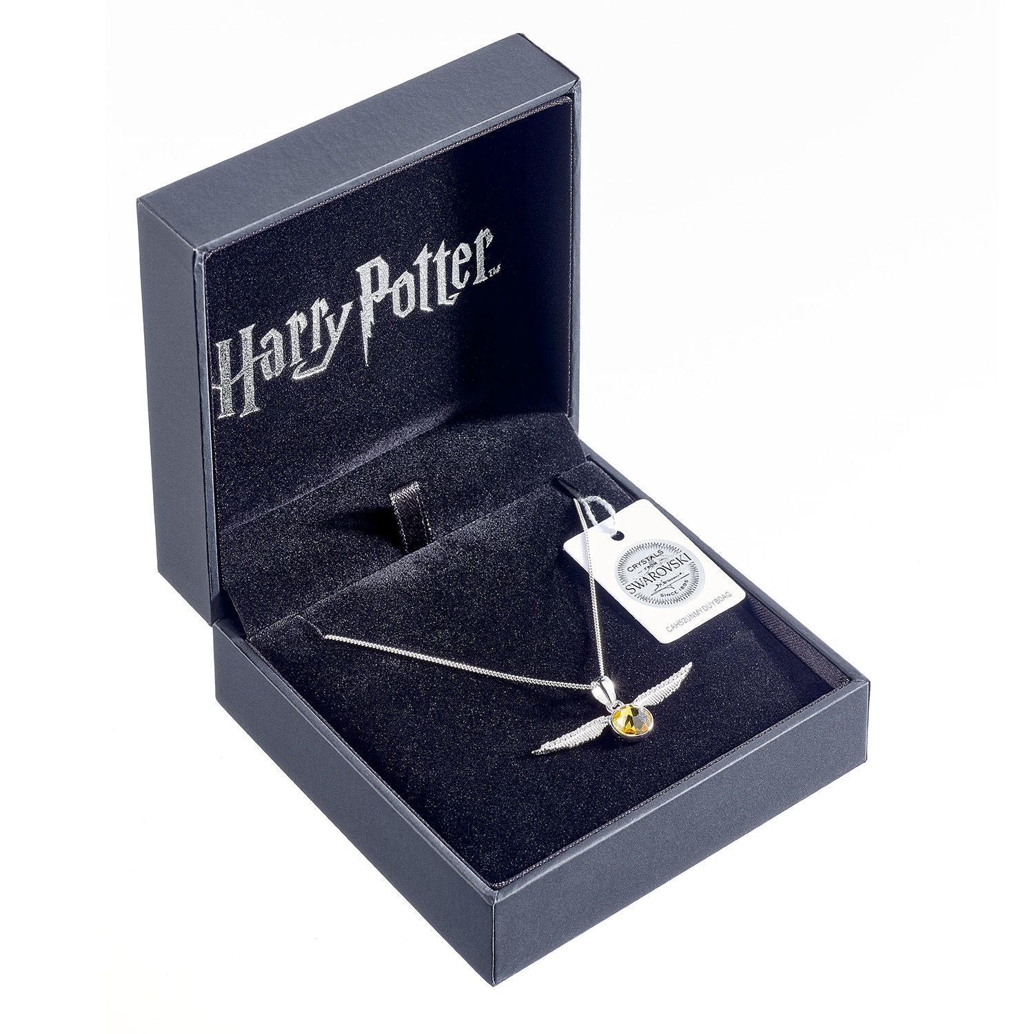 Harry Potter Embellished with Swarovski® Crystals Golden Snitch Necklace image