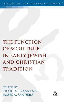 The Function of Scripture in Early Jewish and Christian Tradition image