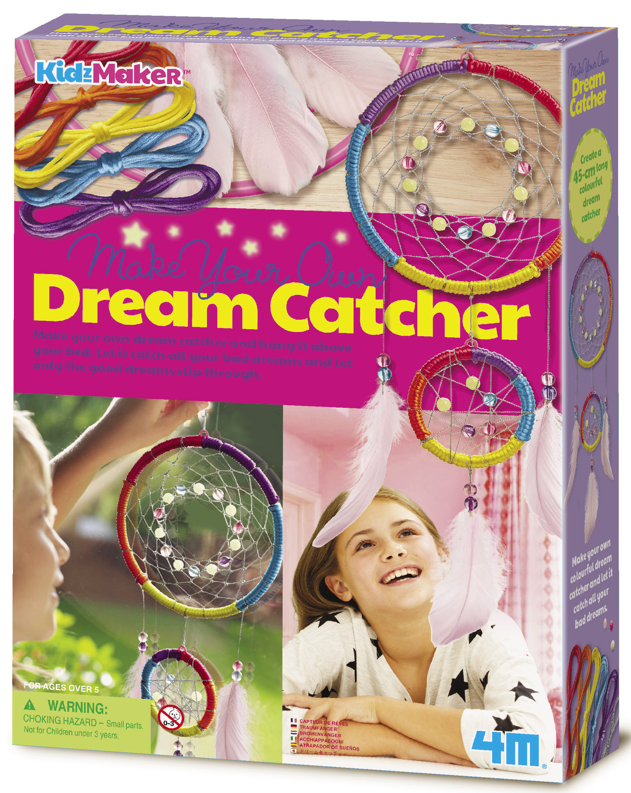 Buy KidzMaker Make Your Own Dream Catcher Craft Kit at Mighty Ape NZ