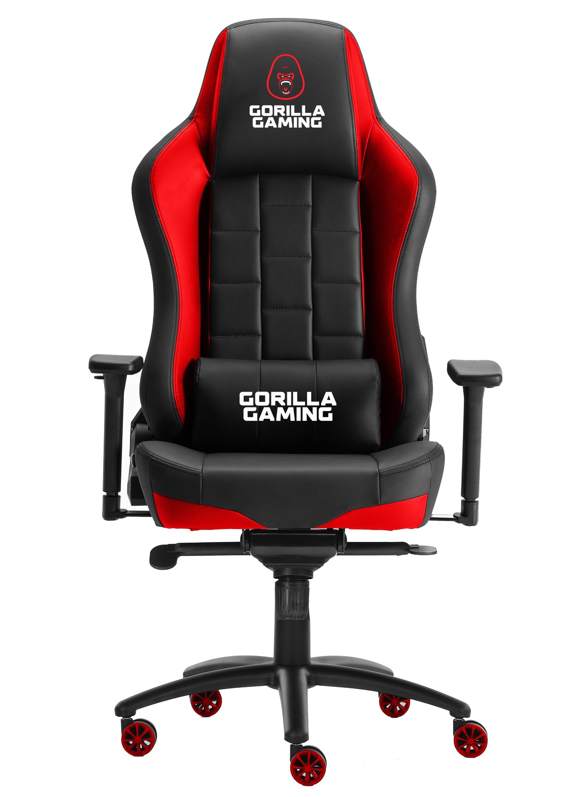 Gorilla Gaming Alpha Prime Chair - Black & Red for image