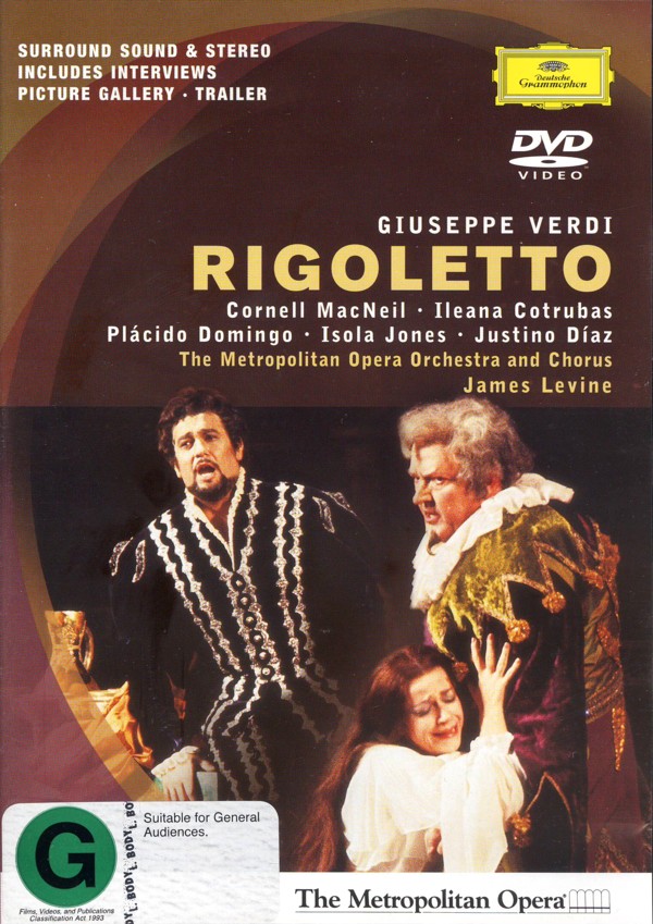 Domingo/Cotrubas/MacNeil/ - Verdi: Rigoletto on DVD image