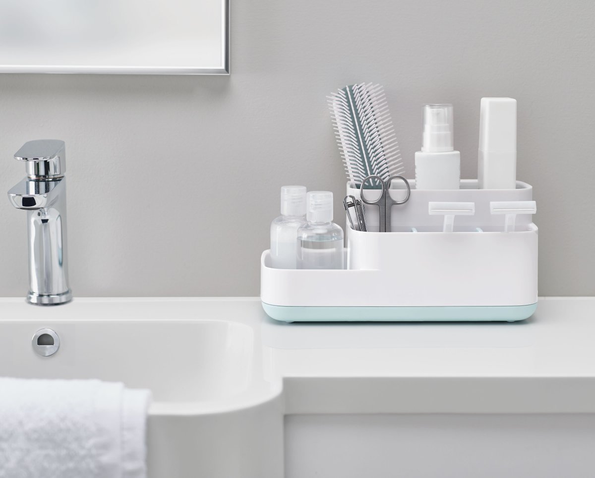 Joseph Joseph EasyStore Bathroom Caddy (Grey) at Mighty Ape NZ