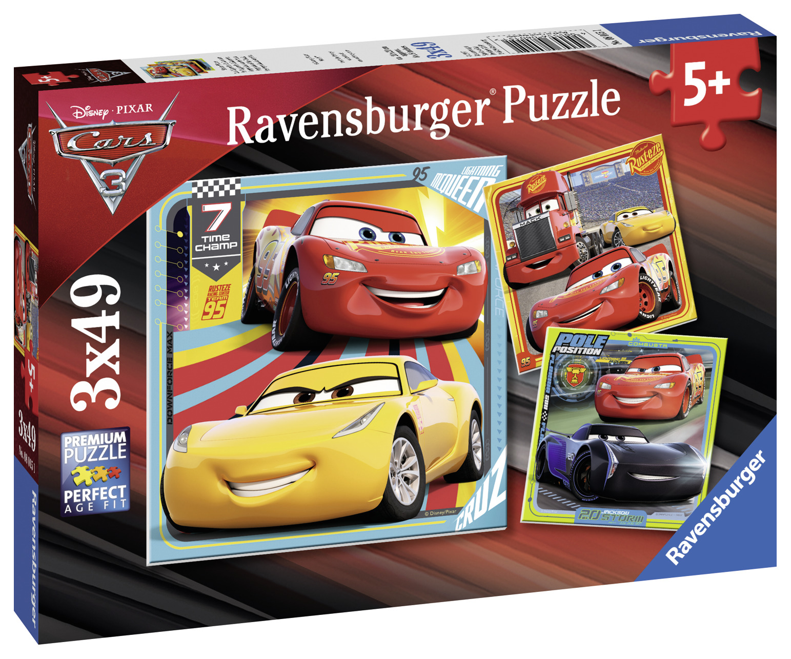 Ravensburger Mini Puzzle Set Cars 3 Toy at Mighty Ape NZ