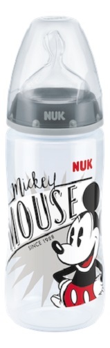 NUK First Choice Plus Baby Bottle 300ml - Mickey Mouse image