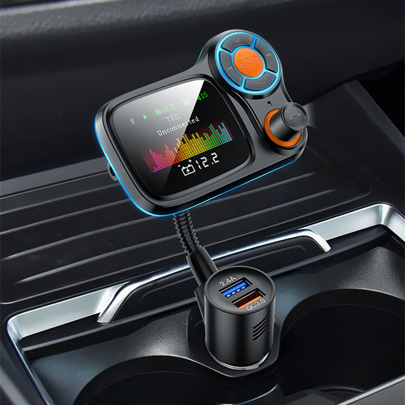 Big Display Car Charger FM Transmitter