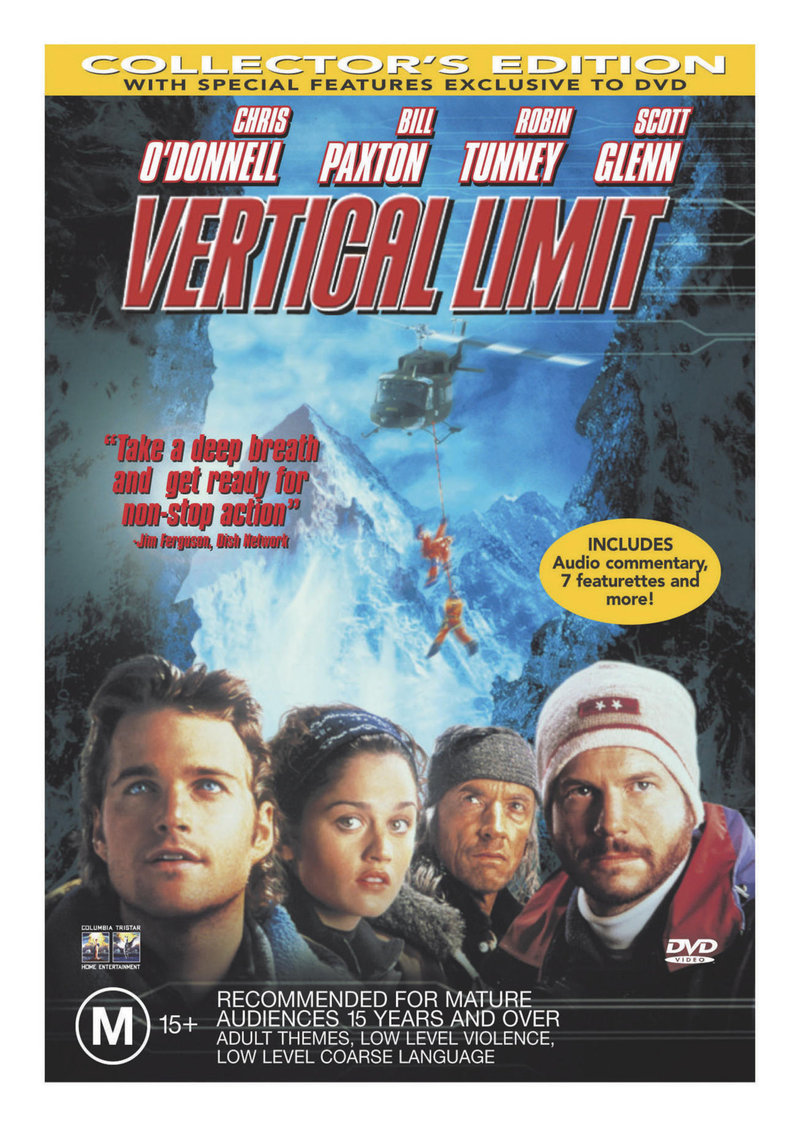 Vertical Limit on DVD image