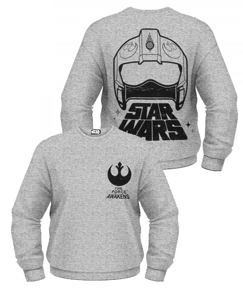 Star Wars: The Force Awakens X-Wing Fighter Helmet Sweatshirt (X-Large) image