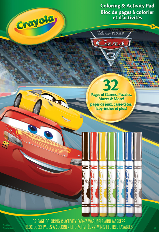 Buy Crayola Colour & Activity Pad - Cars 3 at Mighty Ape NZ