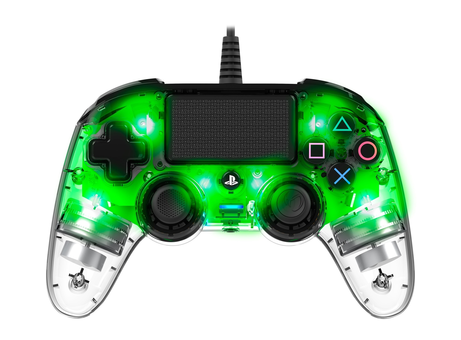 Nacon PS4 Illuminated Wired Gaming Controller - Light Green image