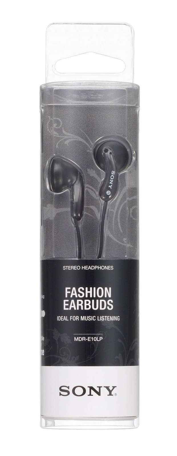 Sony: MDRE9LPB Earbud Headphones - Black