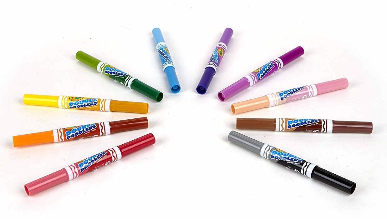 Crayola: Double Doodlers - Washable Dual-Ended Markers (10-Pack) image