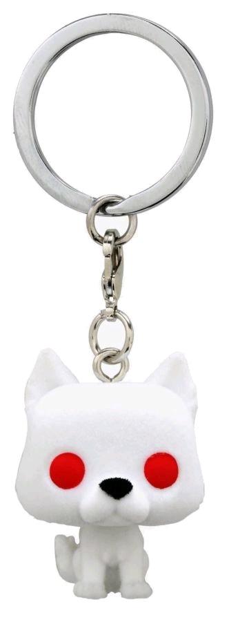 Game of Thrones: Ghost Flocked - Pocket Pop! Keychain image