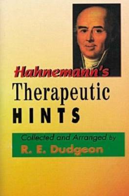 Hahnemann's Therapeutic Hints by R.E. Dudgeon image