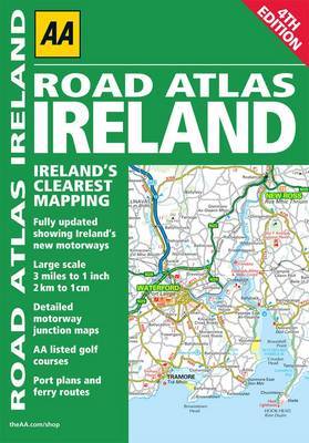 AA Road Atlas Ireland by AA Publishing image