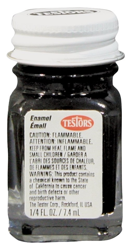 Testors: Enamel Paint - Flat Black image