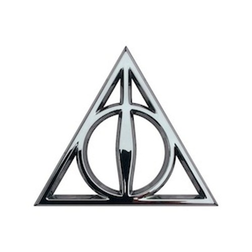 Harry Potter Deathly Hallows 3D Chrome Emblem image