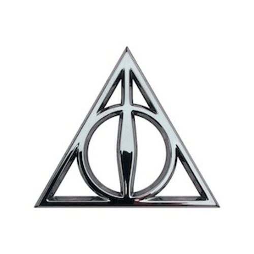 Harry Potter Deathly Hallows 3D Chrome Emblem