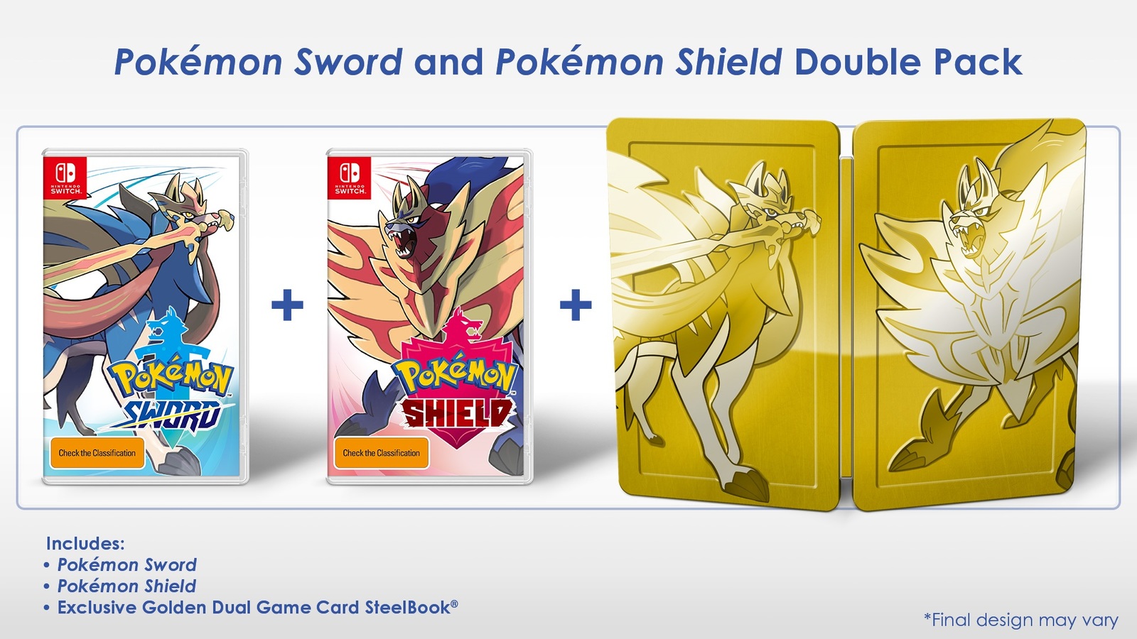 Pokemon Sword and Pokemon Shield Double Pack for Switch image