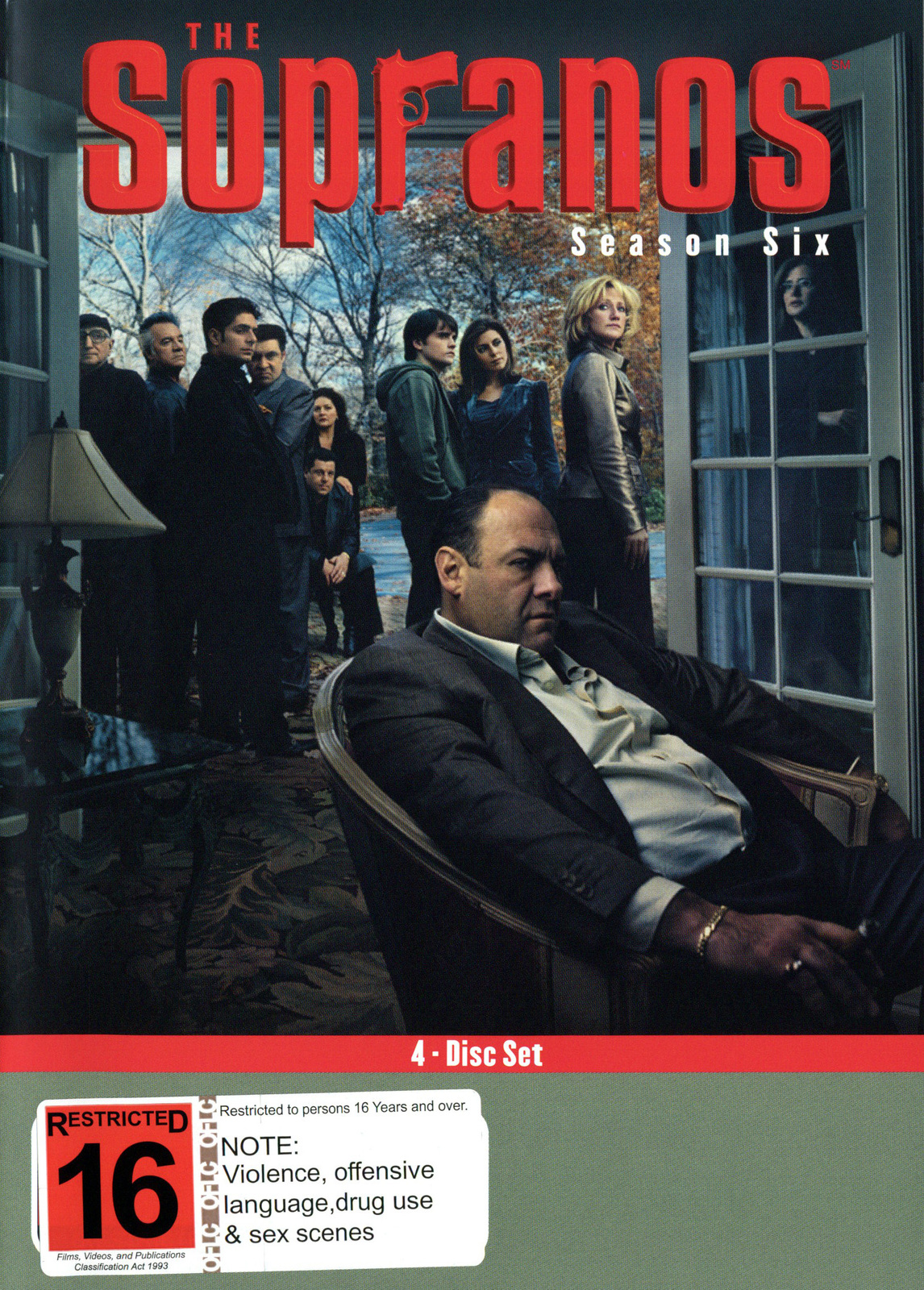The Sopranos - Season 6, Part A (4 Disc Set) on DVD image