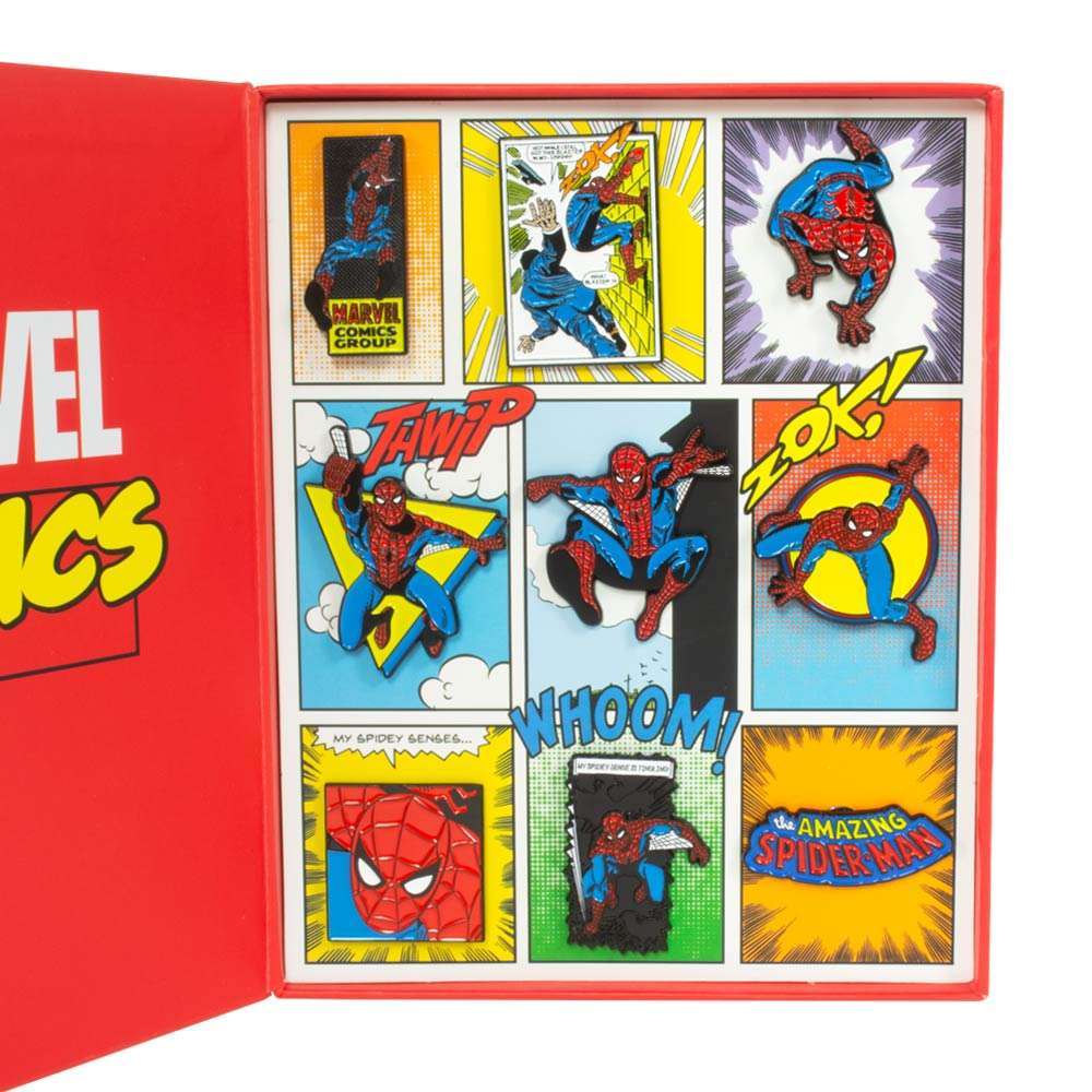 Marvel: Spider-Man - Retro Pin Set