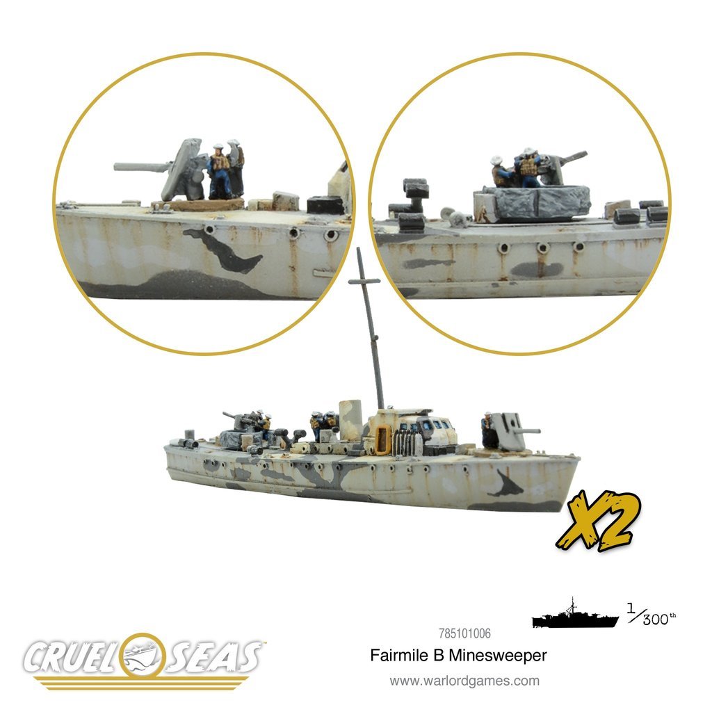 Cruel Seas: Fairmile B Minesweeper | at Mighty Ape NZ