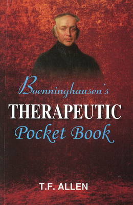 Boenninghausen's Therapeutic Pocket Book by Timothy Field Allen image
