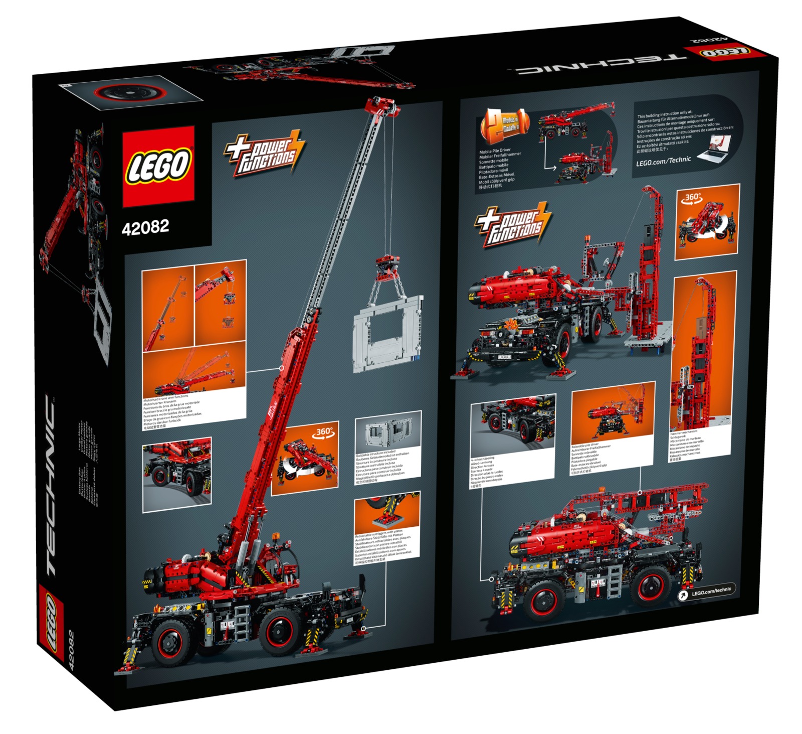 Lego Technic Rough Terrain Crane 42082 Toy At Mighty Ape Nz