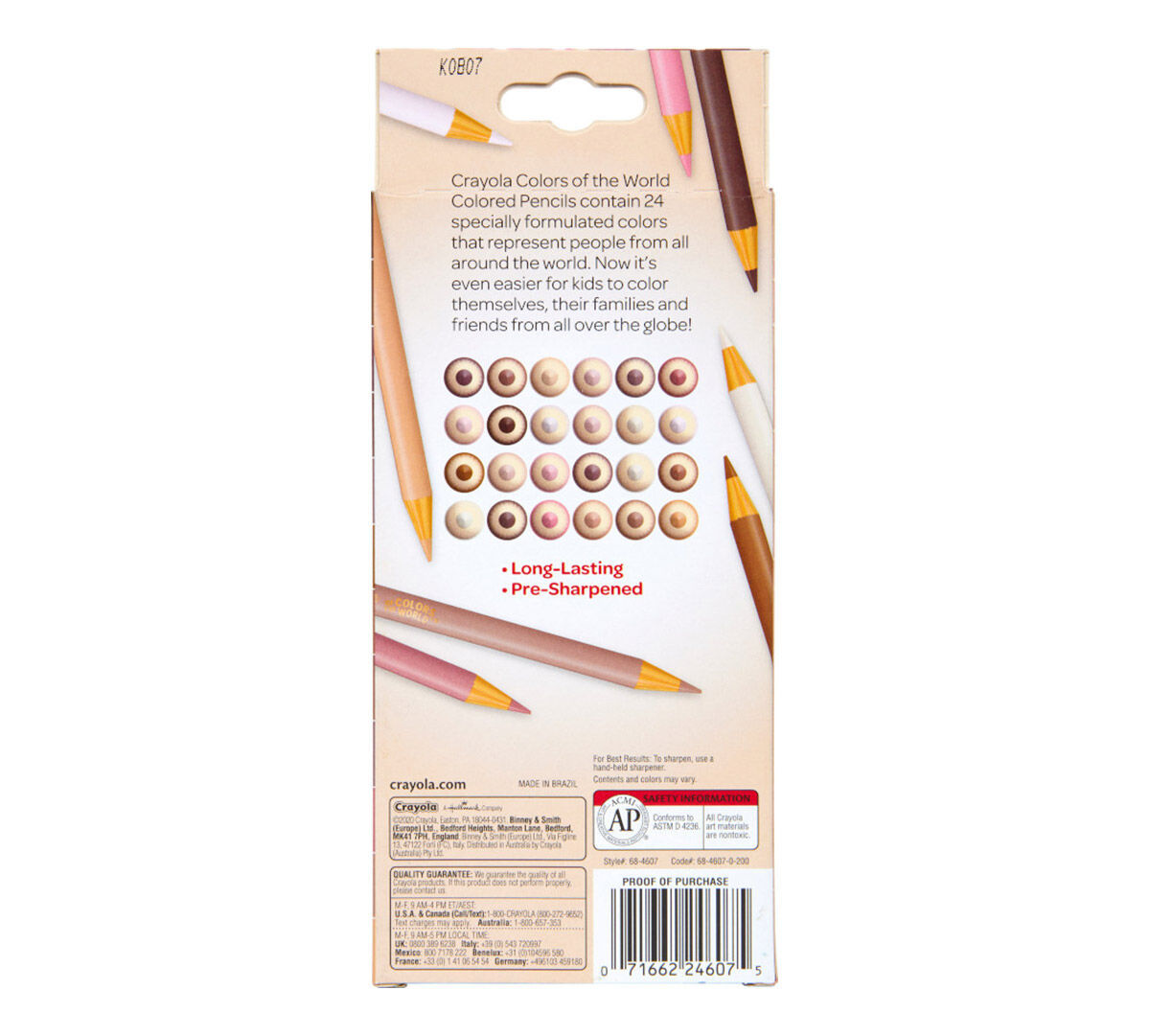 Crayola: Colors of the World Pencils - (24 Piece) image