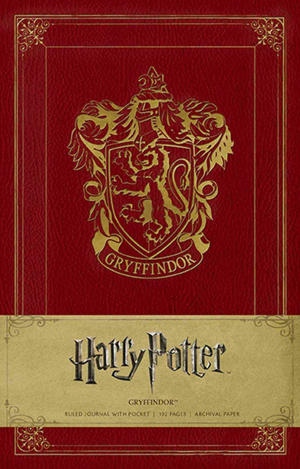 Harry Potter Gryffindor Hardcover Ruled Journal on Hardback by Insight Editions