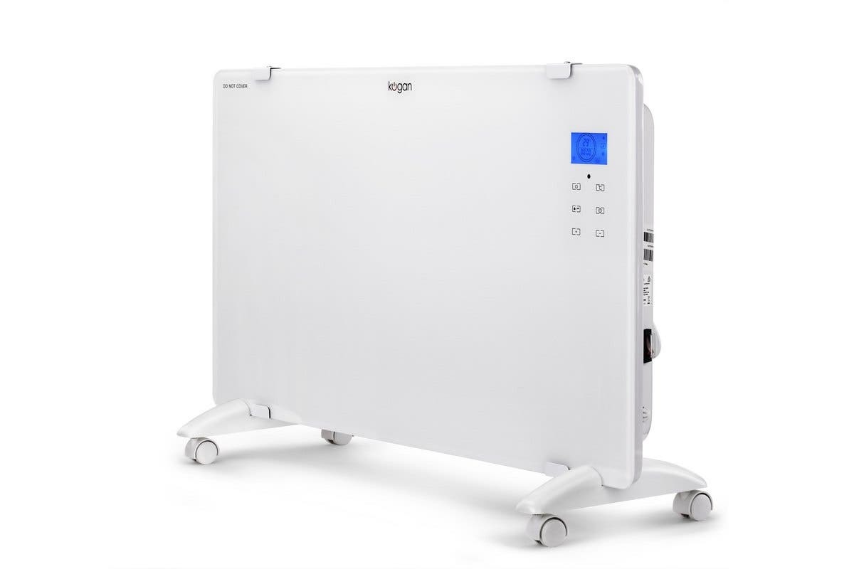 Buy Kogan 2000W White Glass Portable Electric Panel Heater at Mighty Ape NZ