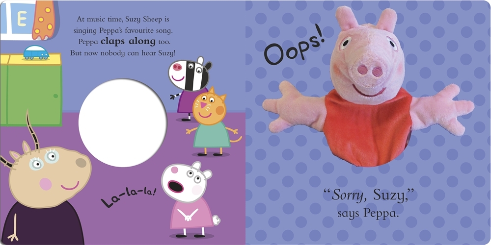 Play with Peppa Hand Puppet Book Peppa Pig Book InStock Buy Now at Mighty Ape NZ