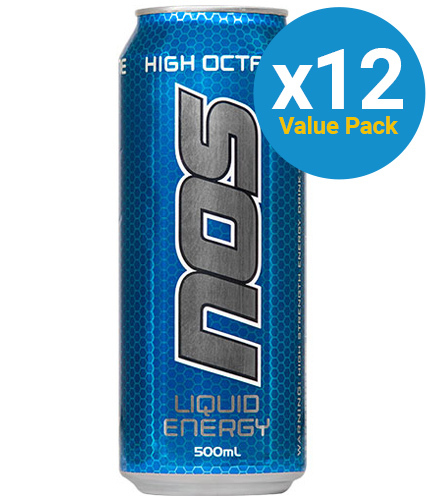 NOS Energy Drink High Octane 500ml (12 Pack) image