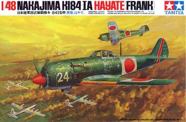 Tamiya 1/48 Nakajima Ki-84-Ia Hayate Frank - Model image