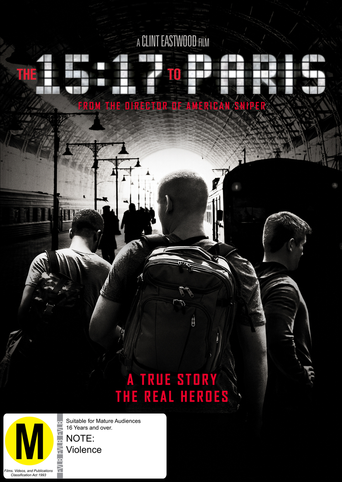 The 15:17 to Paris on DVD