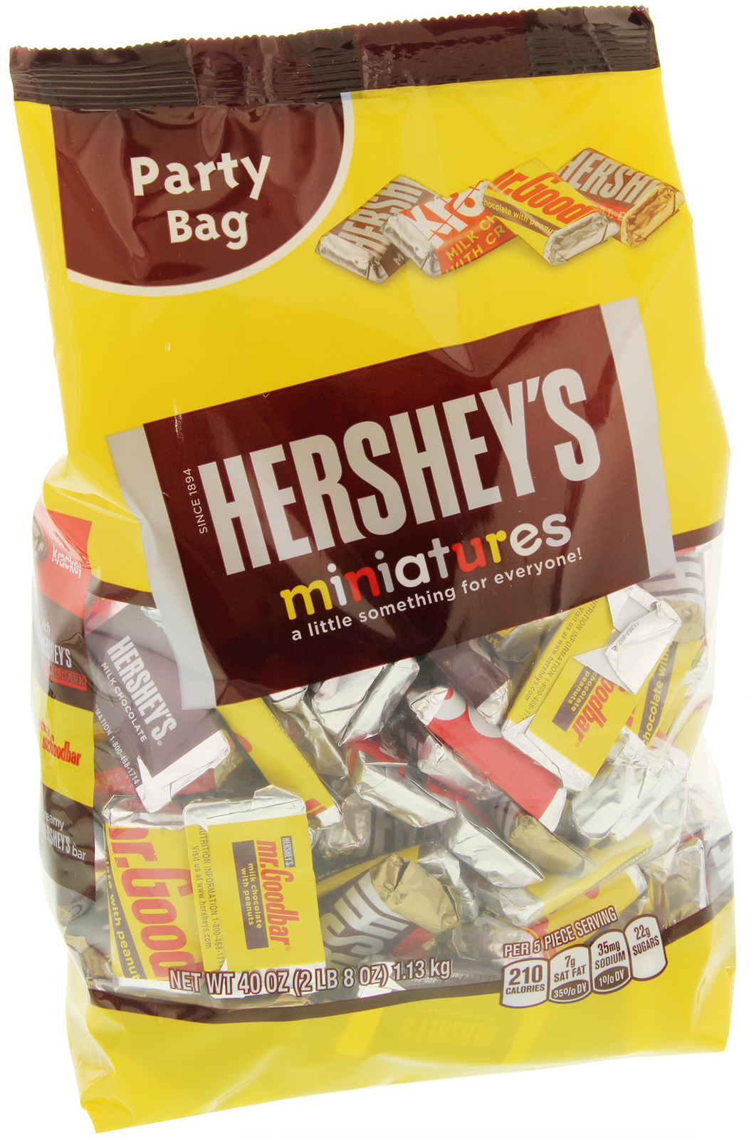 Hershey's Party Bag Assorted Miniatures 1.13kg image