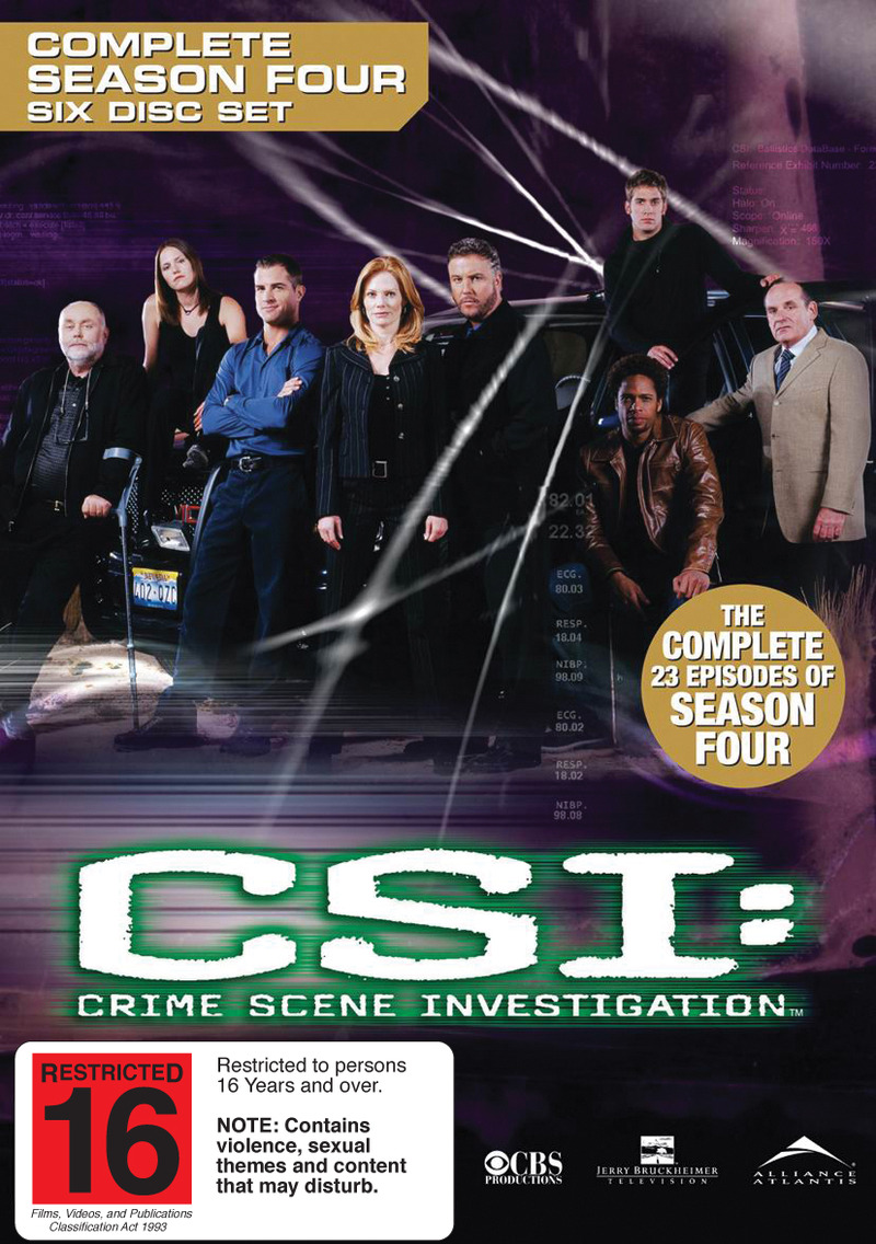 CSI - Las Vegas: Complete Season 4 (6 Disc Set) on DVD image