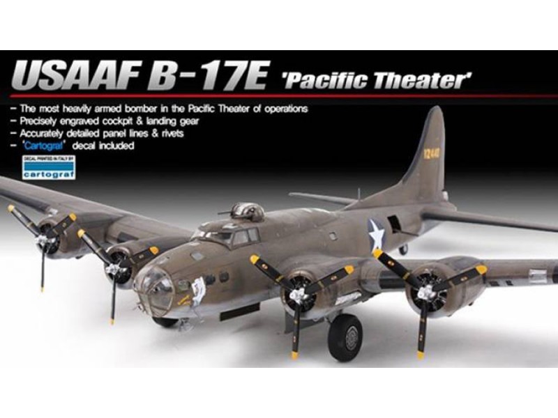 Academy 1/72 B-17E "Pacific Theatre" Scale Model Kit image