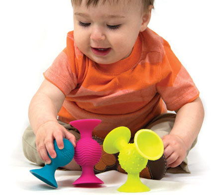 Fat Brain Toys: Squigz PipSquigz - Rattle & Teether image