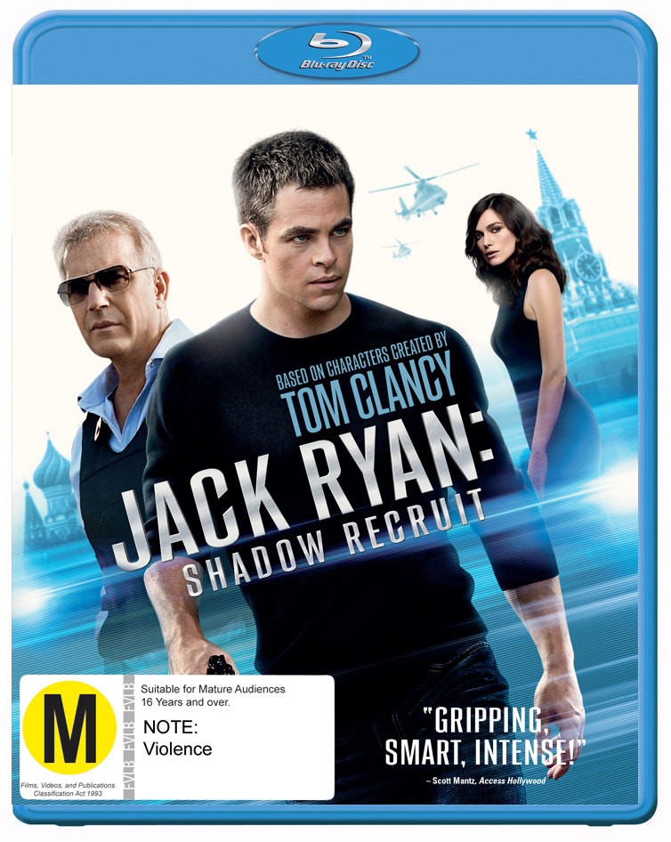 Jack Ryan: Shadow Recruit on Blu-ray