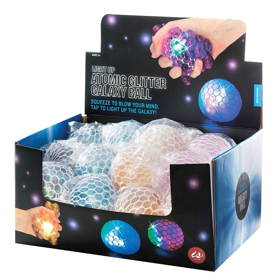 IS Gift: Atomic Glitter Galaxy Ball with Light