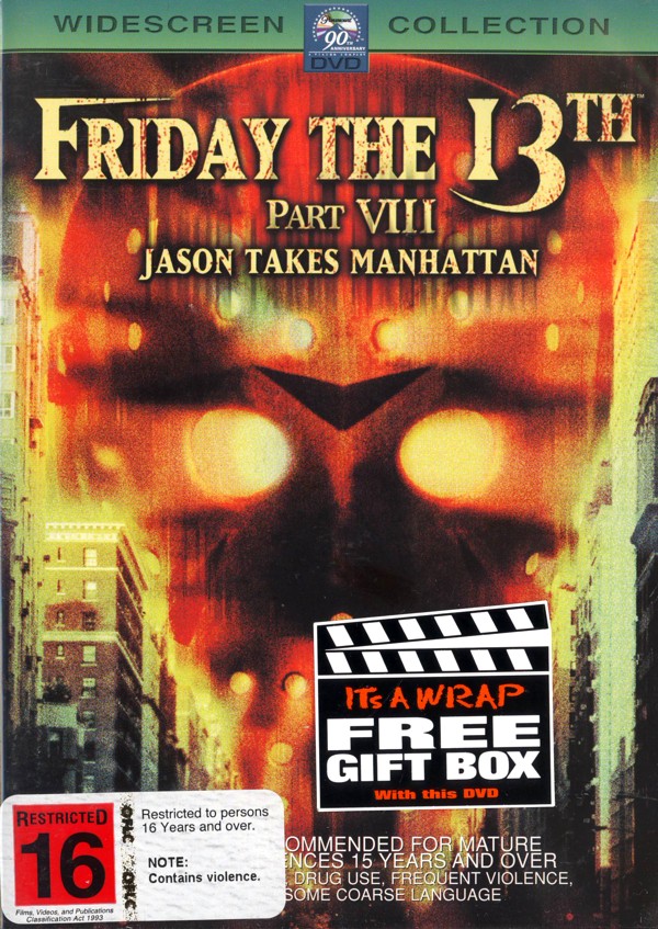 Friday The 13th Part 8 - Jason Takes Manhattan (New Packaging) on DVD image