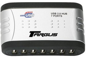 Targus USB 2.0 7-port hub with audio pass through image